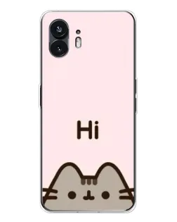 Чехол для Nothing Phone 3 с картинкой «Пушин говорит Hi»