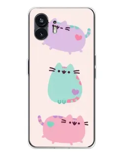 Чехол для Nothing Phone 3 с картинкой «Pusheen трио»