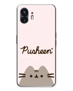 Чехол для Nothing Phone 3 с картинкой «Pusheen логотип» Чехол для Nothing Phone 3 с картинкой «Pusheen логотип»
