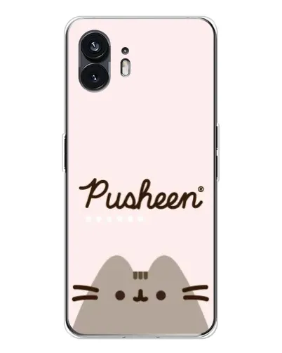 Чехол для Nothing Phone 3 с картинкой «Pusheen логотип»
