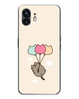 Чехол для Nothing Phone 3 с картинкой «Пушин на шариках» Чехол для Nothing Phone 3 с картинкой «Пушин на шариках»