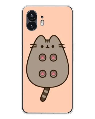Чехол для Nothing Phone 3 с картинкой «Пушин пузиком кверху»