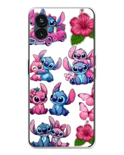Чехол для Nothing Phone 3 с картинкой «Стикеры Stitch и Angel» Чехол для Nothing Phone 3 с картинкой «Стикеры Stitch и Angel»