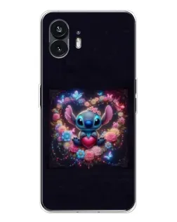 Чехол для Nothing Phone 3 с картинкой «Stitch в цветах» Чехол для Nothing Phone 3 с картинкой «Stitch в цветах»