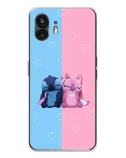 Чехол для Nothing Phone 3 с картинкой «Stitch и Angel Love» Чехол для Nothing Phone 3 с картинкой «Stitch и Angel Love»