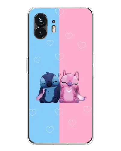 Чехол для Nothing Phone 3 с картинкой «Stitch и Angel Love»