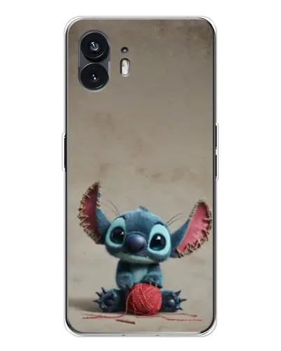 Чехол для Nothing Phone 3 с картинкой «Стич на коричневом фоне»