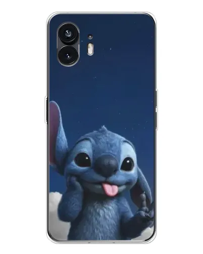 Чехол для Nothing Phone 3 с картинкой «Стич в облаках»