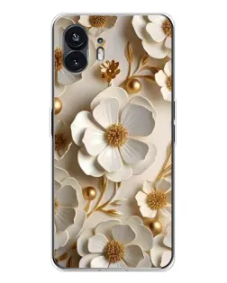 Чохол для Nothing Phone 3 з картинкою «Білі паперові квіти» Чохол для Nothing Phone 3 з картинкою «Білі паперові квіти»