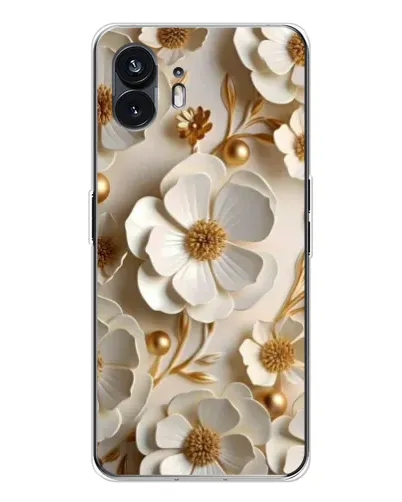 Чохол для Nothing Phone 3 з картинкою «Білі паперові квіти» Чохол для Nothing Phone 3 з картинкою «Білі паперові квіти»