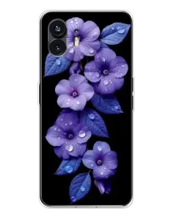 Чохол для Nothing Phone 3 з картинкою «Фіолетові квіти з росою» Чохол для Nothing Phone 3 з картинкою «Фіолетові квіти з росою»