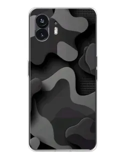 Чохол для Nothing Phone 3 з картинкою «Темний абстрактний камуфляж»