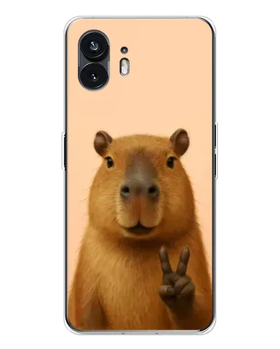 Чохол для Nothing Phone 3 з картинкою «Капібара вікторія» Чохол для Nothing Phone 3 з картинкою «Капібара вікторія»