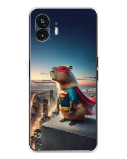 Чохол для Nothing Phone 3 з картинкою «Капі-мен супергерой»