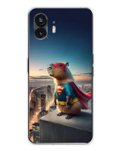 Чохол для Nothing Phone 3 з картинкою «Капі-мен супергерой» Чохол для Nothing Phone 3 з картинкою «Капі-мен супергерой»