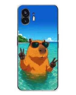 Чохол для Nothing Phone 3 з картинкою «Морська капібара»