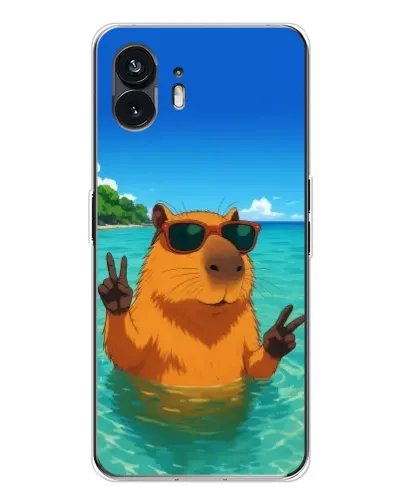 Чохол для Nothing Phone 3 з картинкою «Морська капібара» Чохол для Nothing Phone 3 з картинкою «Морська капібара»