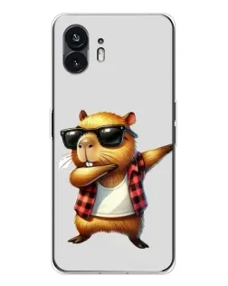 Чохол для Nothing Phone 3 з картинкою «Капібара репер даб»