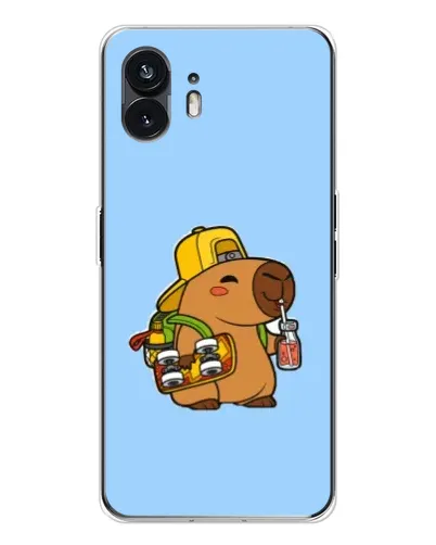 Чохол для Nothing Phone 3 з картинкою «Капібара на скейті» Чохол для Nothing Phone 3 з картинкою «Капібара на скейті»