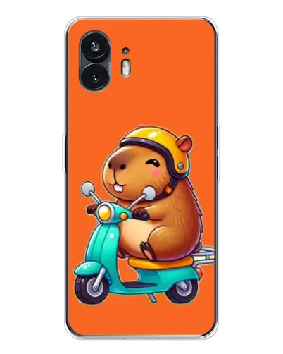 Чохол для Nothing Phone 3 з картинкою «Капібара на скутері» Чохол для Nothing Phone 3 з картинкою «Капібара на скутері»