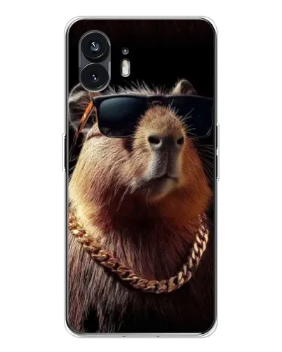 Чохол для Nothing Phone 3 з картинкою «Капібара золотий ланцюг» Чохол для Nothing Phone 3 з картинкою «Капібара золотий ланцюг»