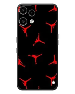 Чехол для Nothing Phone (3a) Lite с картинкой «Jordan Red Pattern» Чехол для Nothing Phone (3a) Lite с картинкой «Jordan Red Pattern»