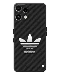 Чехол для Nothing Phone (3a) Lite с картинкой «Adidas Карбоновая текстура»
