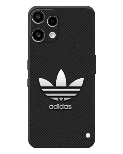 Чехол для Nothing Phone (3a) Lite с картинкой «Adidas Карбоновая текстура» Чехол для Nothing Phone (3a) Lite с картинкой «Adidas Карбоновая текстура»