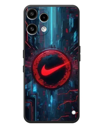 Чехол для Nothing Phone (3a) Lite с картинкой «Техногенный стиль Nike»