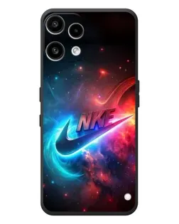 Чехол для Nothing Phone (3a) Lite с картинкой «Огненный логотип Nike»