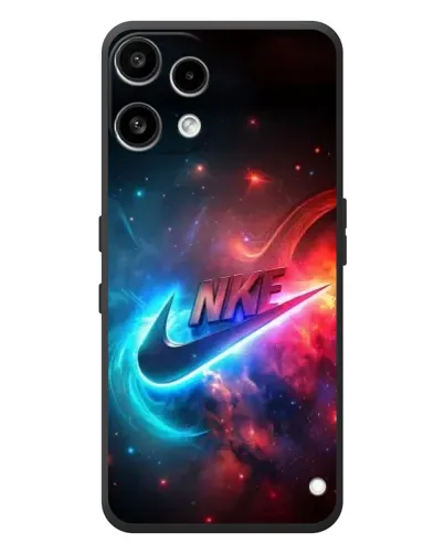 Чехол для Nothing Phone (3a) Lite с картинкой «Огненный логотип Nike»