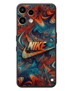 Чехол для Nothing Phone (3a) Lite с картинкой «Nike в абстракции»