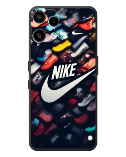 Чехол для Nothing Phone (3a) Lite с картинкой «Коллекция кроссовок Nike»