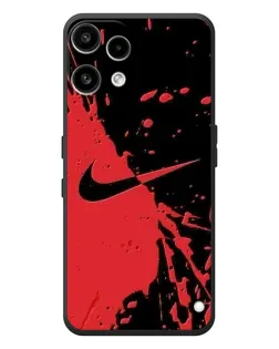 Чехол для Nothing Phone (3a) Lite с картинкой «Красные брызги Nike» Чехол для Nothing Phone (3a) Lite с картинкой «Красные брызги Nike»