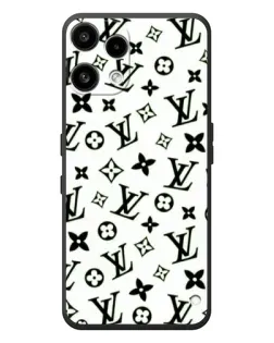 Чехол для Nothing Phone (3a) Lite с картинкой «Монохромный хаос LV»