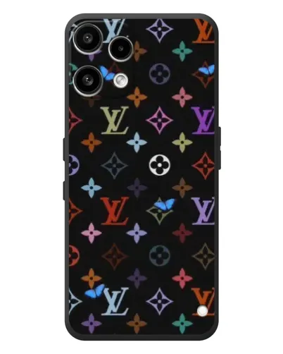 Чехол для Nothing Phone (3a) Lite с картинкой «Цветная монограмма LV»