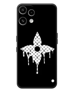 Чехол для Nothing Phone (3a) Lite с картинкой «Цветочная монограмма»