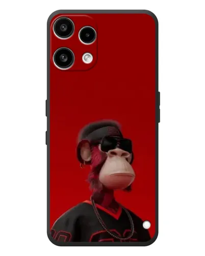 Чехол для Nothing Phone (3a) Lite с картинкой «Bored Ape в красном»