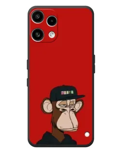 Чехол для Nothing Phone (3a) Lite с картинкой «Bored Ape — красный фон» Чехол для Nothing Phone (3a) Lite с картинкой «Bored Ape — красный фон»