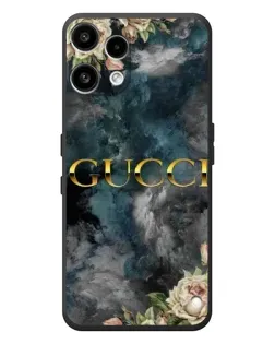 Чехол для Nothing Phone (3a) Lite с картинкой «Абстрактные цветы Gucci» Чехол для Nothing Phone (3a) Lite с картинкой «Абстрактные цветы Gucci»