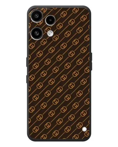 Чехол для Nothing Phone (3a) Lite с картинкой «Gucci — золотые диагонали» Чехол для Nothing Phone (3a) Lite с картинкой «Gucci — золотые диагонали»