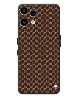 Чехол для Nothing Phone (3a) Lite с картинкой «Gucci — шоколадная сетка» Чехол для Nothing Phone (3a) Lite с картинкой «Gucci — шоколадная сетка»