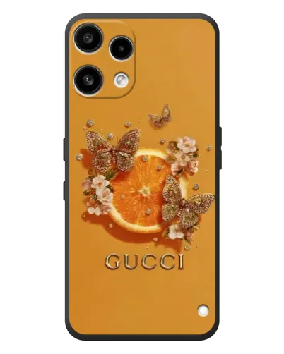 Чехол для Nothing Phone (3a) Lite с картинкой «Gucci — золотые бабочки» Чехол для Nothing Phone (3a) Lite с картинкой «Gucci — золотые бабочки»
