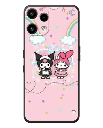 Чехол для Nothing Phone (3a) Lite с картинкой «My Melody и Kuromi»