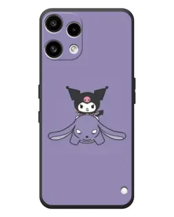 Чехол для Nothing Phone (3a) Lite с картинкой «Kuromi на лиловом фоне»