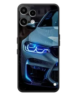 Чехол для Nothing Phone (3a) Lite с картинкой «Взгляд BMW с синими фарами» Чехол для Nothing Phone (3a) Lite с картинкой «Взгляд BMW с синими фарами»