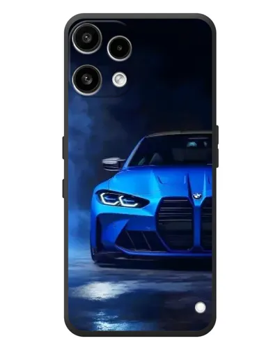 Чехол для Nothing Phone (3a) Lite с картинкой «Голубая BMW M4»