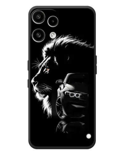 Чехол для Nothing Phone (3a) Lite с картинкой «BMW и лев»