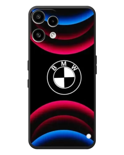 Чехол для Nothing Phone (3a) Lite с картинкой «Логотип BMW и неоновые дуги»