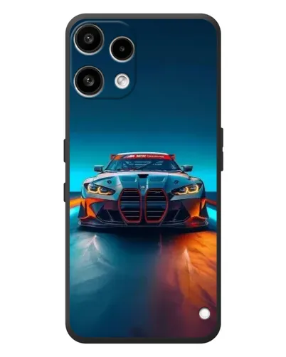 Чехол для Nothing Phone (3a) Lite с картинкой «BMW — огни неона» Чехол для Nothing Phone (3a) Lite с картинкой «BMW — огни неона»